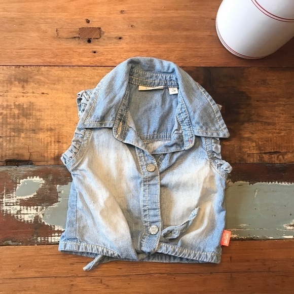 Mexx Little denim-like tank Baby Size 6-9m - Picture 1 of 7